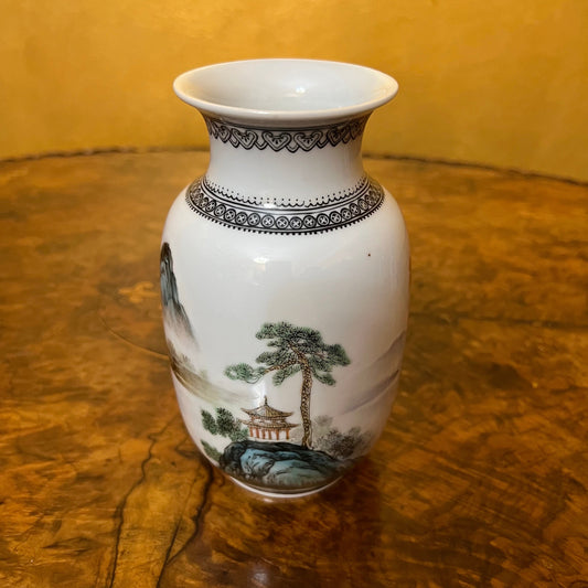 Vintage Chinese Painted Vase